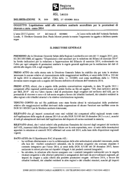 delibera n. 309 del 17.06.2015