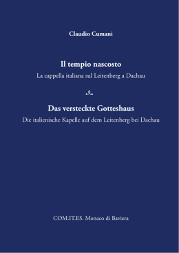Il tempio nascosto Das versteckte Gotteshaus
