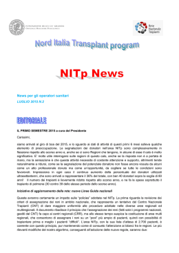 Luglio - Ospedale Maggiore Policlinico