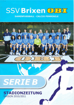 Page 1 &Egrave;&Egrave;DE SSV Brixen (0)3 CALCIO FEMMINILE