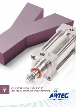 CILINDRI INOX ISO 15552 ISO 15552 STAINLESS STEEL
