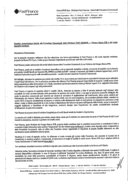 presentazione dei servizi offerti