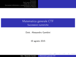 Matematica generale CTF