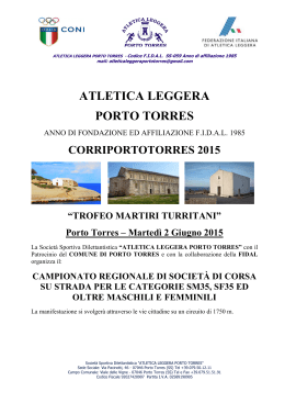 Porto Torres - FIDAL Sardegna