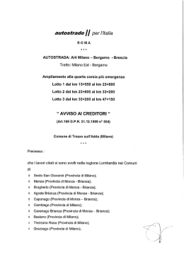 autostrade I I per I `italia