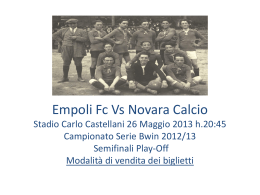 Empoli Fc Vs Vicenza Calcio Stadio Carlo