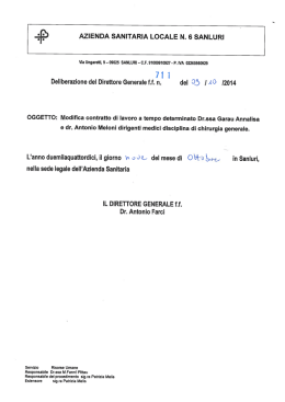 Deliberazione n.711 del 09/10/2014