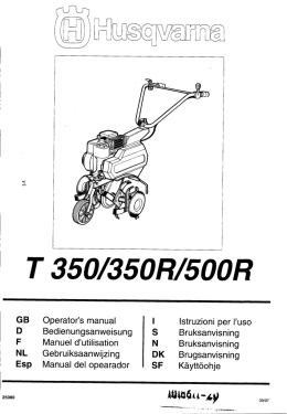 OM, T350, T350 R, T500 R, 1997-01, EN, DE, FR, NL