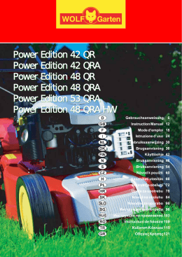 Power Edition 42 QR Power Edition 42 QRA Power Edition 48 QR