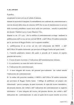F. ORDINANZA 16.12.2015 - Ufficio Scolastico di Reggio Emilia