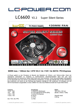 LC6600 V2.2 Super Silent Series