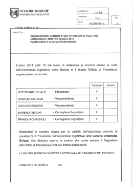 0“ 1 6109/901 4 l - Consiglio regionale delle Marche