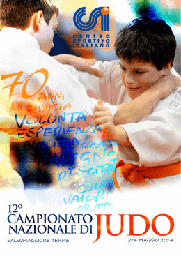 newsletter 12° campionato nazionale di judo