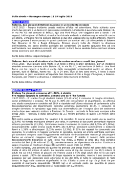 Leggi la rassegna del 18 e 19 luglio 2015