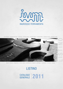 LISTINO GENERALE IVM 2011 x cod (agg. 01-01-12)