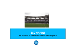 SSC NAPOLI - Calcio e Finanza
