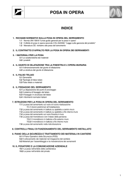 manuale La Posa in Opera