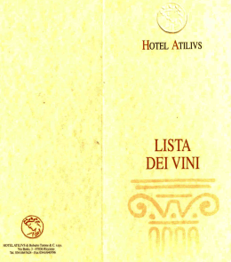 Page 1 Page 2 Lisfa dei Vini - W:he _/:Isf (Selezionati da Andrea