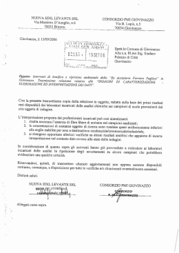 NUOVA EDIL LEVANTE SRL CONSORZIO PMI GIOVINAZZO