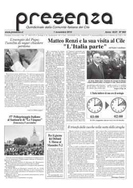 Scarica Presenza N&ordm; 902, 1 novembre 2015