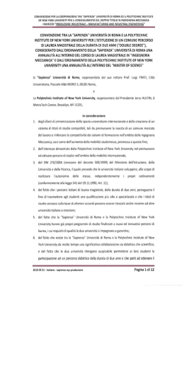 NYU - PRODUZIONE - Consiglio d`Area di Ingegneria Meccanica