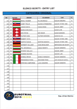 original - eventi 4x4