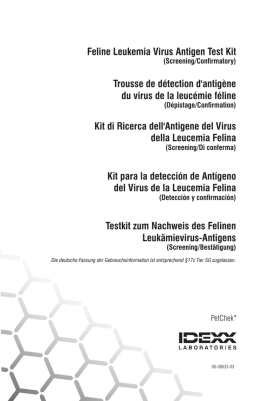 Trousse de d&eacute;tection d`antig&egrave;ne