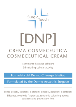DNP Campioncino - I cosmeceutici SurgicTouch