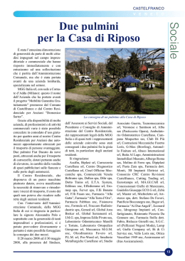 Sociale - Comune di Castelfranco Veneto