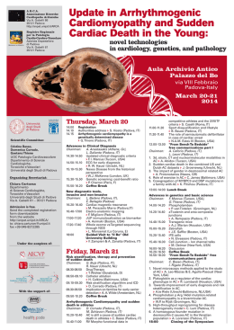 Update in Arrhythmogenic Cardiomyopathy and Sudden