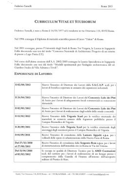 Tarselli Federico - Comune di Magliano Romano