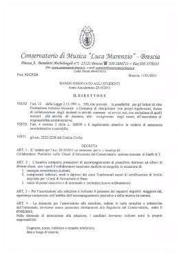 Conservatorio di Musica ”Luca Marenzio”