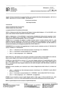 Deliberazione n. 532 del 22.05.2015