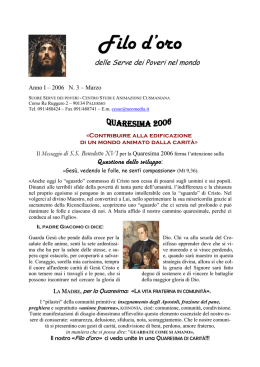 Marzo - Suore Serve dei Poveri del Beato Giacomo Cusmano