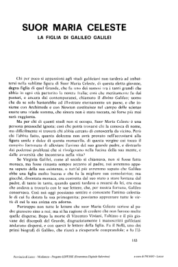 SUOR MARIA CELESTE - Emeroteca Digitale Salentina