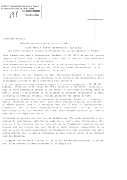 vedi documento - coniugi Bernardini