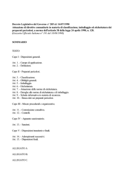 D.Lgs 285-98 _Sostanze pericolose