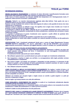 TEGLIE per FORNI
