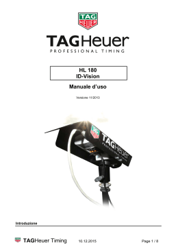 HL180 - Camera ID-Vision - TAG Heuer Timing Systems