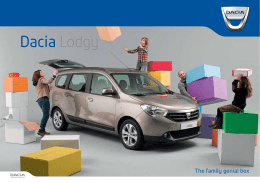 Dacia Lodgy - premiere srl