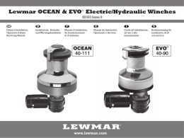 Lewmar Winch B2303 Issue 9