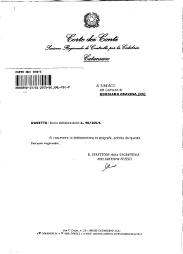 Deliberazione Corte dei Conti n. 49/2014