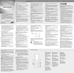Manuale dell`utente