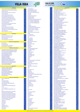 Tariffario - Gruppo Salatto