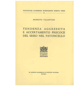 TENDENZA AGG&Egrave;ESSIVA E ACCERTAMENTO PRECOCE
