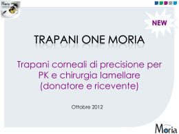 Trapani One Moria - TECNO instruments srl
