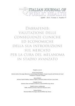 Dabrafenib - Italian Journal of Public Health World