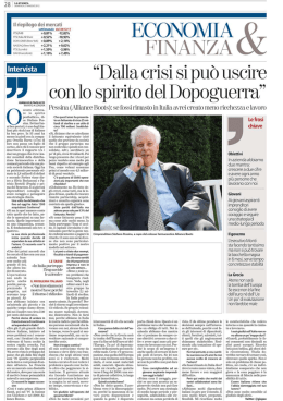 Il riepilogo dei mercati