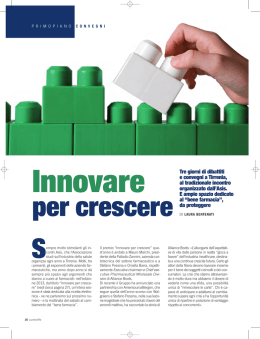 Innovare per crescere