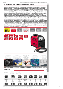 TECHI\DMIG 180 DUAL SYNERGIC 230V EURO md. 816054